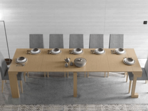 Consola Convertible a Mesa Comedor 12 personas