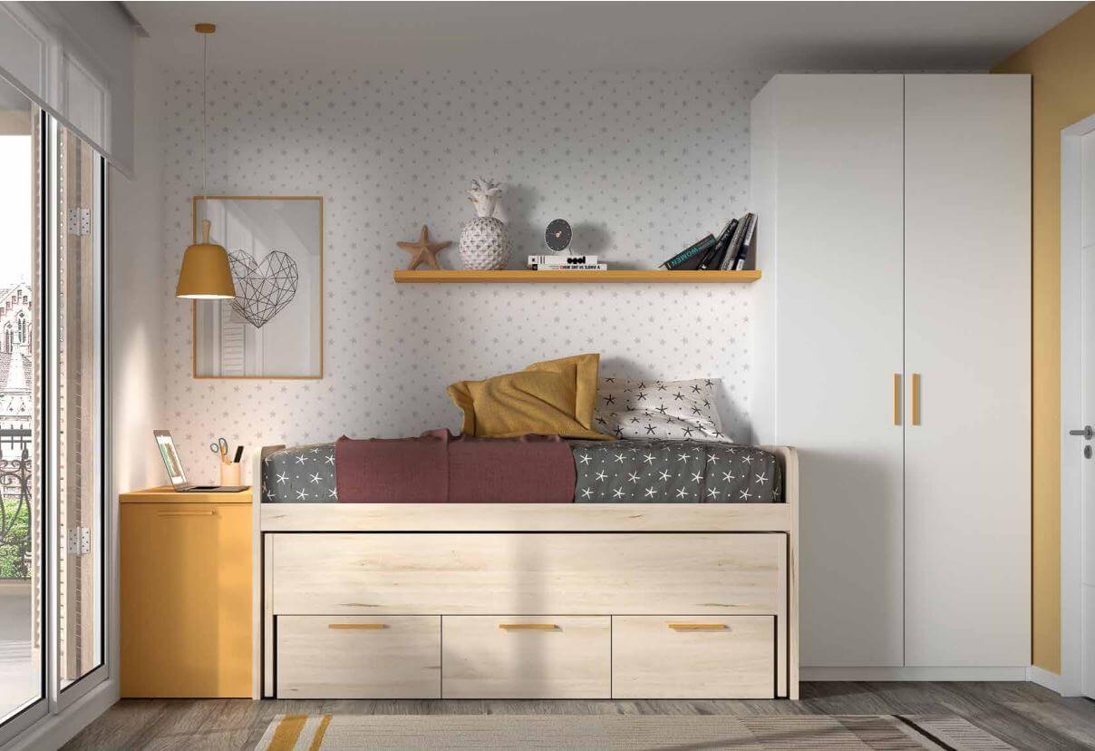 Dormitorio juvenil ref. 076/201 – Muebles jevape